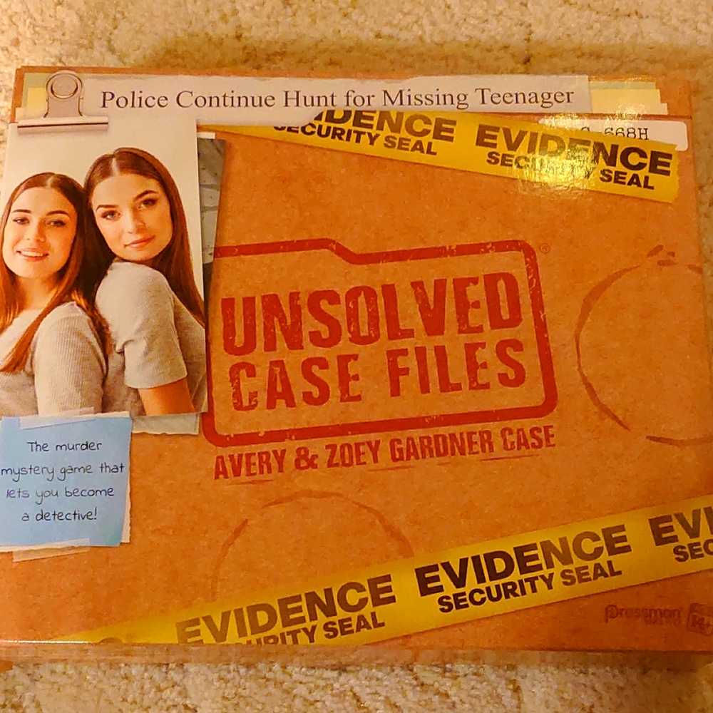 Unsolved case files!